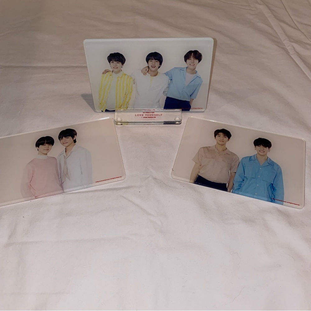 BTS Love Yourself Speak Yourself Photo Frame Set - OFFICIAL TOUR MERCH